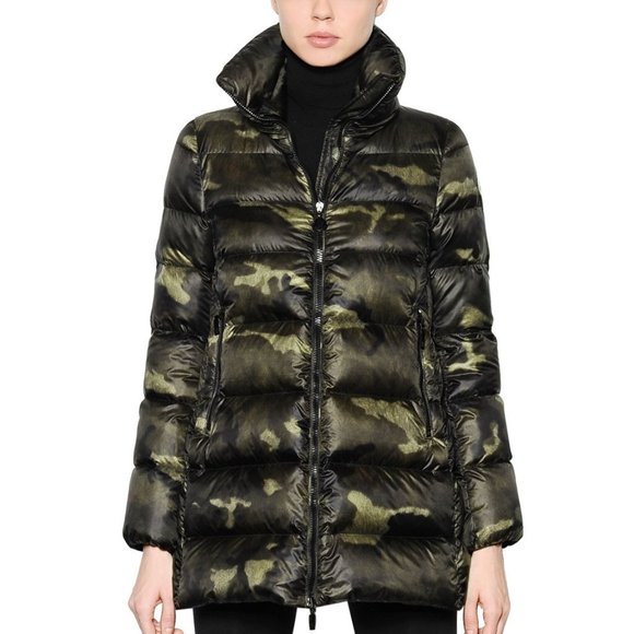 MONCLER TORCY CAMOUFLAGE KHAKI PADDED COAT DOWN JACKET - Picture 1 of 14